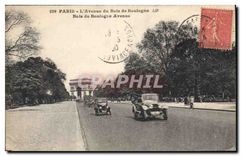 CPA Paris L'Avenue du Bois de Boulogne Automobile