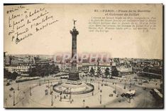 CPA Paris Place de la Bastille et Colonne de Juillet 