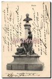 CPA Paris Monument Emile Augier 