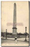 CPA Paris L'Obelisque de Lougsor Place de la Concorde 