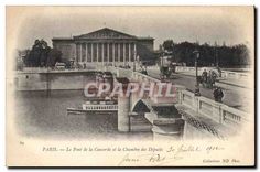 CPA Paris Le Pont de la Concorde et la Chambre des Deputes 