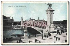 CPA Paris Le Pont Alexandre III 
