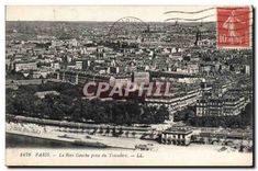 CPA Paris La Rive Gauche prise du Trocadero 