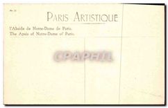 CPA Paris l'Abside de Notre Dame de Paris