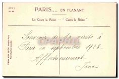 CPA Paris Le Cours La Reine Tour Eiffel