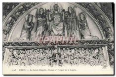CPA Paris La Sainte Chapelle Linteau et Tympan de la Loggia 