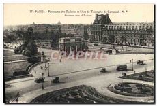 CPA Paris Panorama des Tuileries et l'Arc de Triomphe du Carrousel 