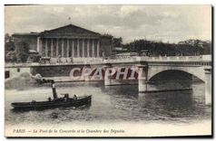 CPA Paris Le Pont de la Concorde et la Chambre des Deputes 