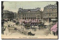 CPA Paris Gare St Lazare 