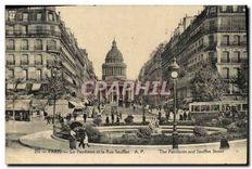 CPA Paris Le Pantheon et la rue Soufflot 