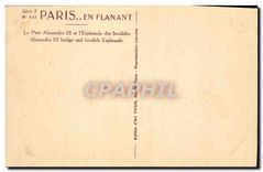 CPA Paris Le Pont Alexandre III et l'Esplanade des Invalides