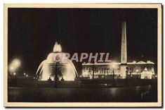 CPA Paris Place de la Concorde 