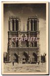 CPA Paris Notre Dame facade 