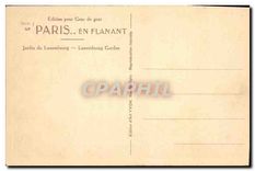 CPA Paris Jardin du Luxembourg 