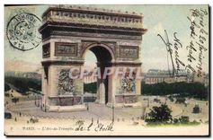CPA Paris L'Arc de Triomphe de l'Etoile 
