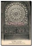 CPA Paris Notre Dame Rosace du Transept Nord 