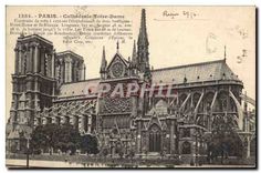 CPA Paris Cathedrale Notre Dame 