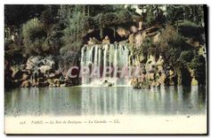 CPA Paris Le Bois de Boulogne La Cascade 