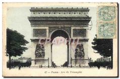 CPA Paris Arc de Triomphe 