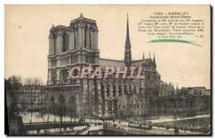 CPA Paris Cathedrale Notre Dame 