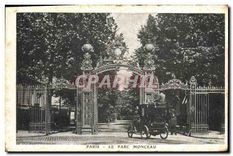 CPA Paris Le Parc Monceau 