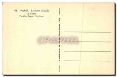 CPA Paris La Sainte Chapelle La Crypte 