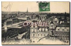 CPA Paris Vue des Sept ponts prise de Saint Gervais 