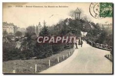 CPA Paris Buttes Chaumont La Montee au Belvedere 