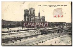 CPA Paris Panorama des Bords de la Seine a Notre Dame 