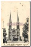 CPA Paris Eglise St Jean Baptiste Belleville 