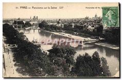 CPA Paris Panorama sur la Seine 