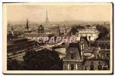 CPA Paris Perspective des Ponts 