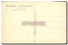 CPA Paris Perspective des Ponts 