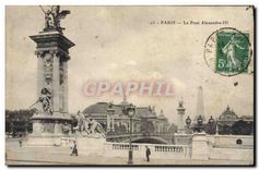 CPA Paris Le Pont Alexandre III 