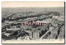 CPA Panorama de Paris Vue sur le Sacre Coeur prise de la Tour Eiffel 