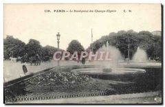 CPA Paris Le Rond point des Champs Elysees 