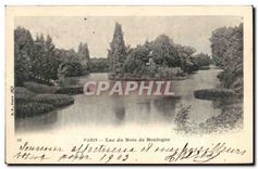 CPA Paris Lac du Bois de Boulogne 