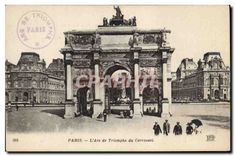 CPA Paris L'Arc de Triomphe du Carrousel 