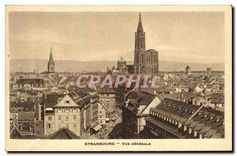CPA Strasbourg Vue Generale 