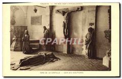 CPA Colmar Musee des unterlinden Fond de la Chapelle Coin des Sculptures 