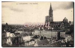 CPA Strasbourg Vue Generale 