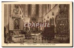 CPA Colmar Eglise St Martin Les Trois Autels du Choeur 