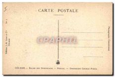 CPA Colmar Eglise des Dominicains Portail