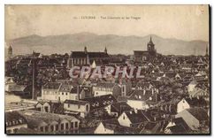 CPA Colmar Vue Generale et les Vosges 