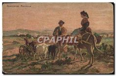 CPA Rencontre Matinale Chevre 