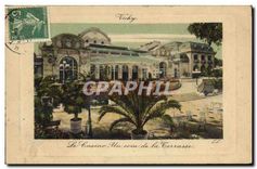 CPA Vichy Le Casino Un coin de la Terrasse 
