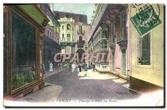 CPA Vichy Passage et Hotel des Postes 