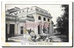 CPA Vichy Entree du Theatre du Casino 