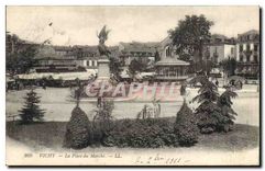 CPA Vichy La Place du Marche 