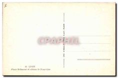 CPA Lyon Place Bellecour et coteau de Fourviere 
